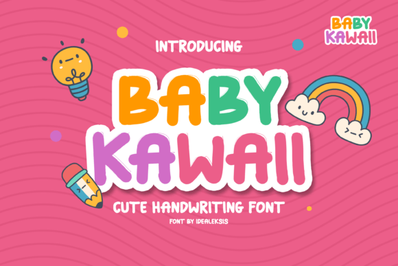 Baby Kawaii: A Playful Display Font for Engaging Editorial Design