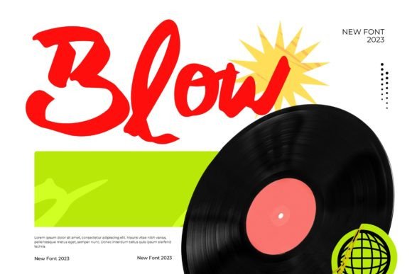 Blow Display Font for Bold Editorial Headlines