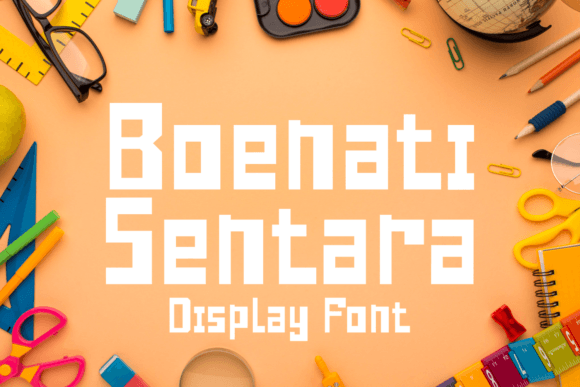 Boenati Sentara Review: An Elegant Display Font for Campaign Design