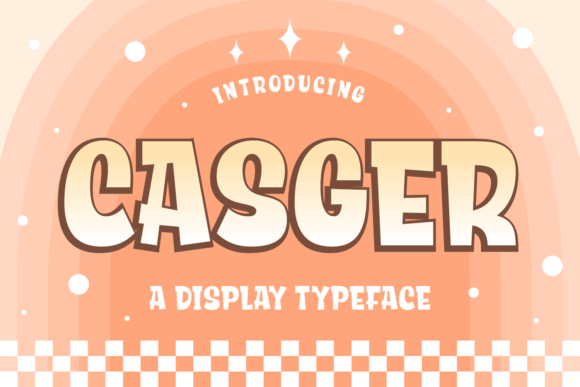 Casger Display Font for Standout Campaign Visuals
