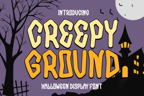 Creepy Ground Font for Playful Halloween Campaign Designs