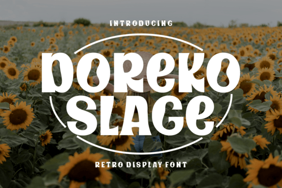 Doreko Slage: The Groovy Display Font for Scroll-Stopping Content