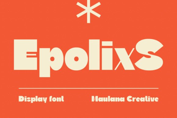 Epolixs Display Font for Editorial Design and Publishing