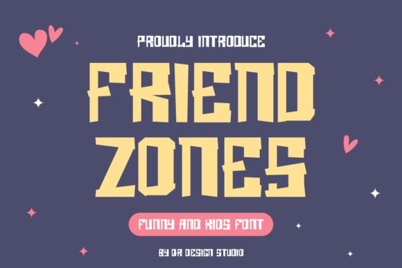 Friend Zones Display Font for Social Media and Brand Campaigns
