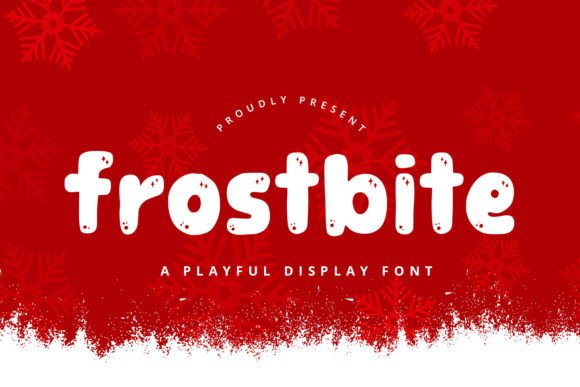 Frostbite Display Font for Playful Digital Branding and Web Design