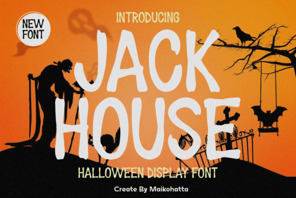 Jack House Display Font for Web Designers and Digital Creators