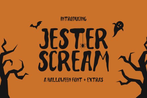 Jester Scream: A Gory Display Font for Edgy Branding Projects