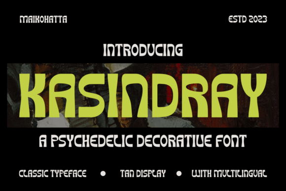Kasindray Display Font Review for Brand Identity Design
