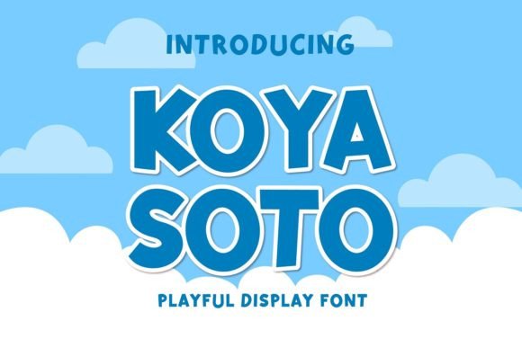 Koya Soto Display Font for Playful Branding Projects