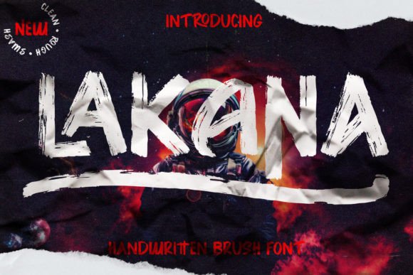 Lakana: A Hand-Painted Display Typeface for Editorial Design