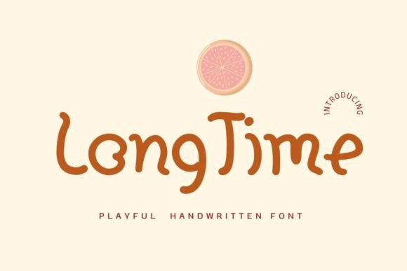 Long Time: A Playful Handwritten Display Font with Groovy Charm