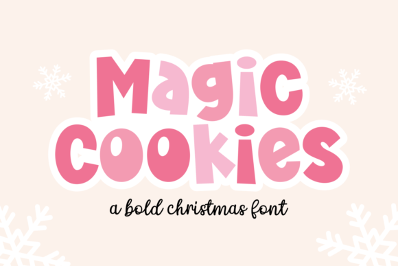 Magic Cookies Font: A Playful Display Typeface for Festive Branding