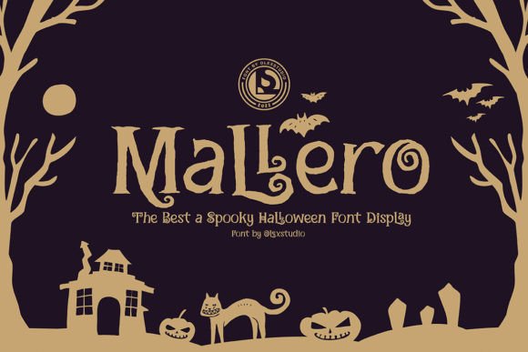 Mallero: A Halloween Display Font for Marketers and Creators
