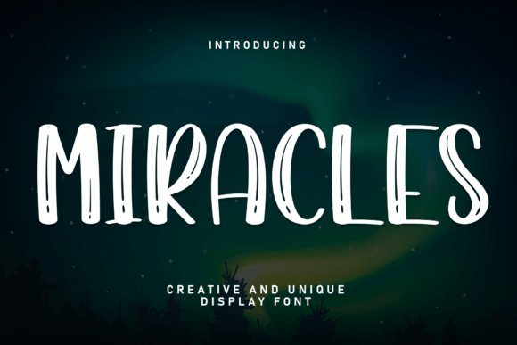 Miracles: A Timeless Display Font for Web Design and Branding