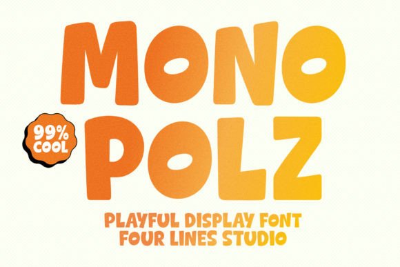 Mono Polz Font: A Playful Display Typeface for Bold Brands