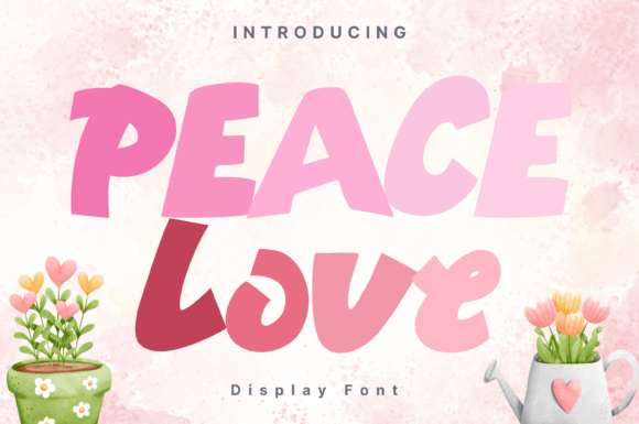 Peace Love Font Review for Editorial and Content Layouts
