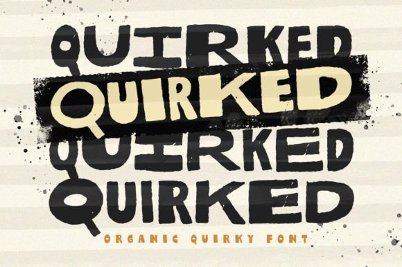Quirked Font Review: A Bold Display Font for Creative Branding