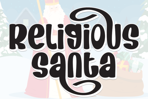 Religious Santa: A Versatile Display Font for Holiday Cheer