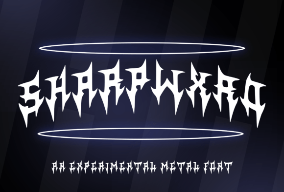 Sharpwxrd Display Font Review for Rock and Metal Campaigns