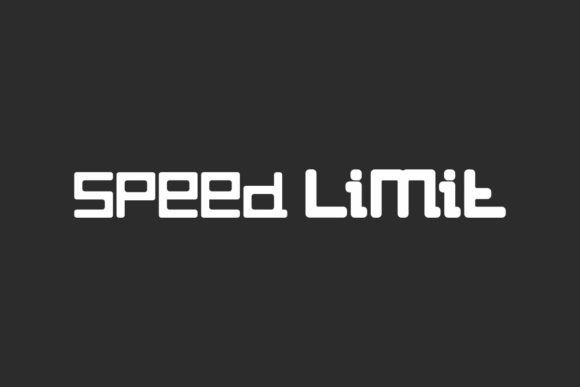 Speed Limit Font: A Typeface That Gives Your Small Business a Competitive Edge