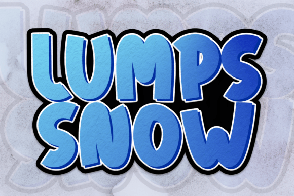 Testing Lumps Snow Font for a Boutique Website Redesign