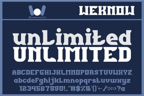 Unlimited Display Font for Handmade Branding and Printables