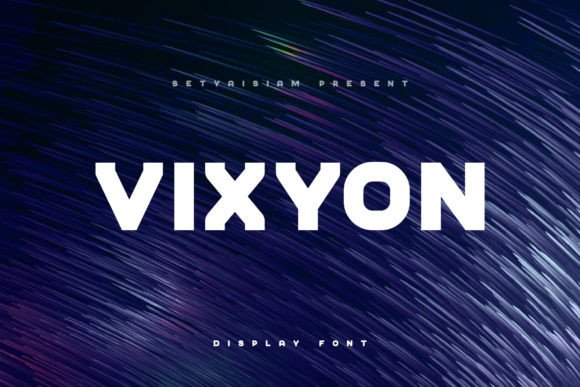 Vixyon Display Font for Bold Business Branding